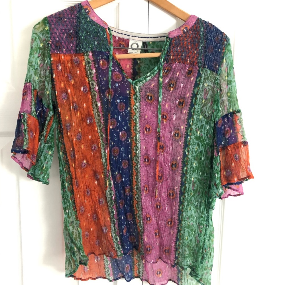 Sheer blouse from Anthropologie